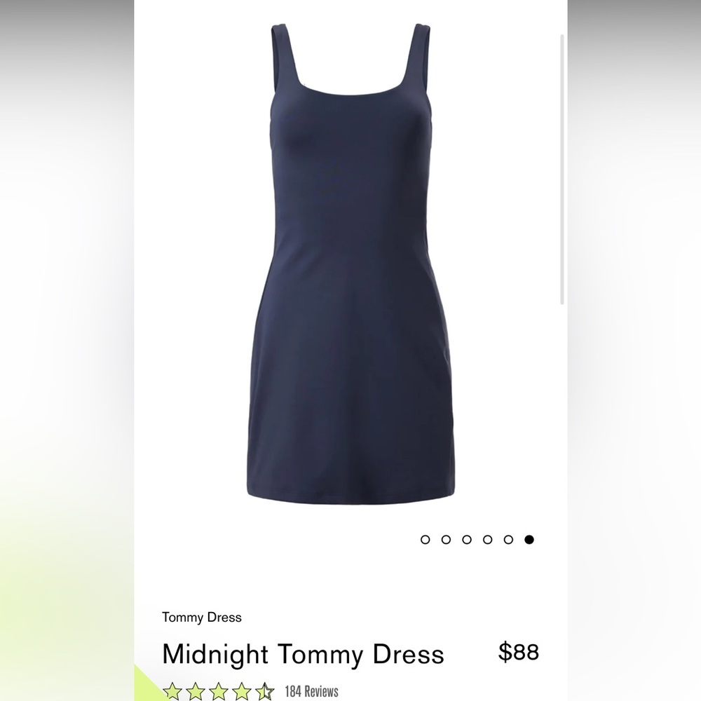 Girlfriend collective midnight tommy dress